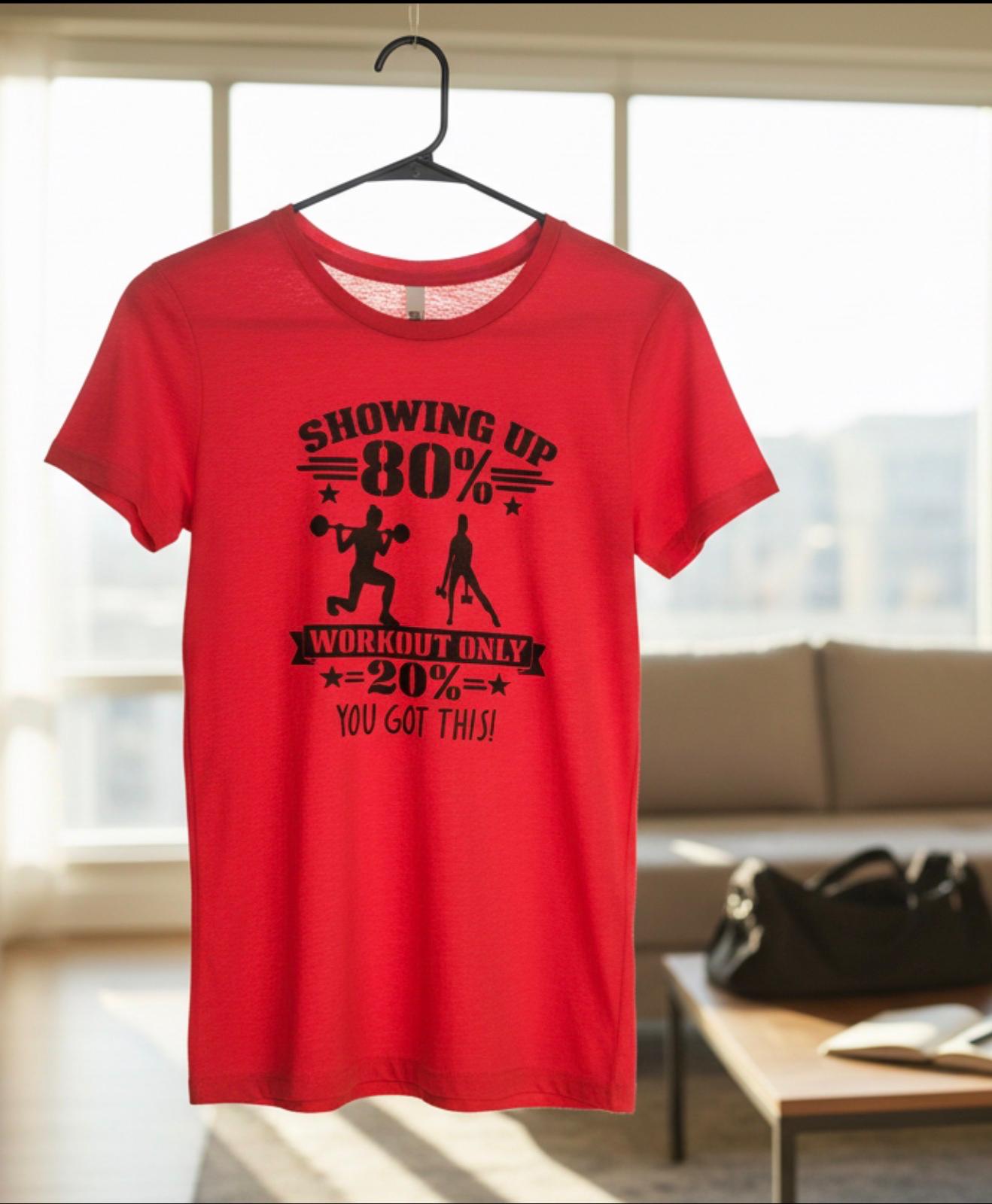 CP “Showing Up 80%” Consistency Mindset Tee